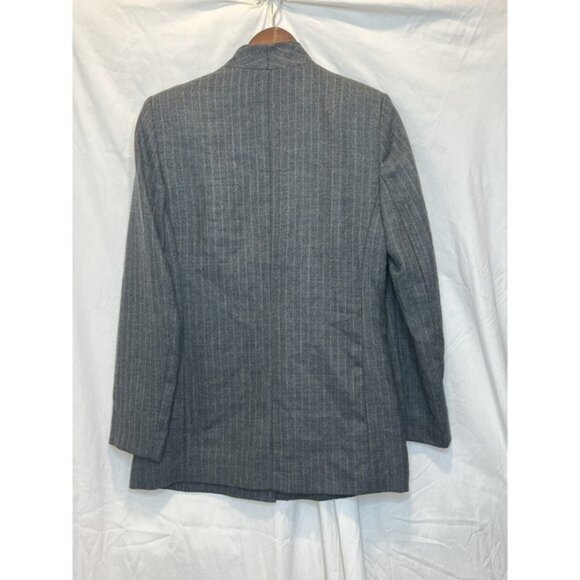 Doncaster VTG 90s‎ Long Gray Pinstripe Wool Skirt Suit sz 2 - Picture 3 of 6